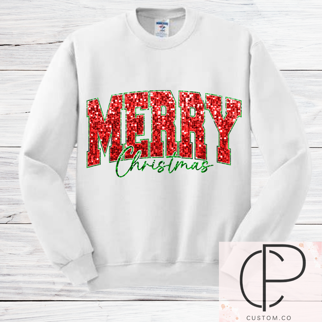 Merry Christmas crewneck, Christmas crewneck